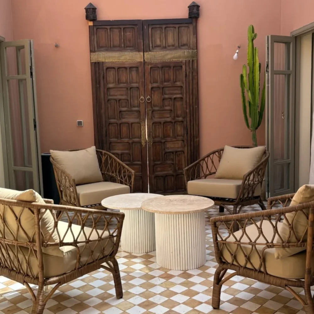 Confier les cles de sa villa Marrakech - renovation suivie a distance par BARJAL